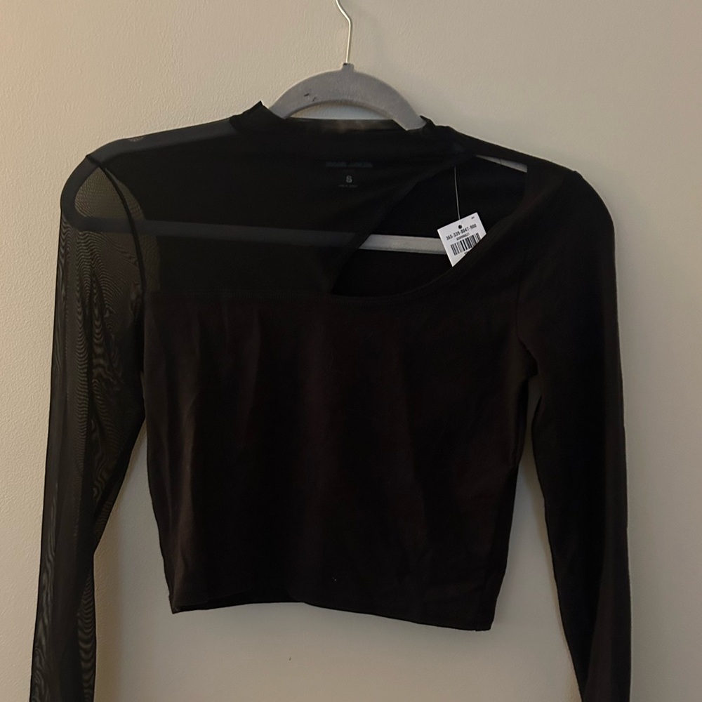 NWT crop long sleeve